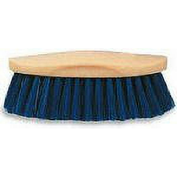 Horse Grooming Brush, Synthetic Bristle, Blue, 2 x 8-1/2 x 2-3/8-In.