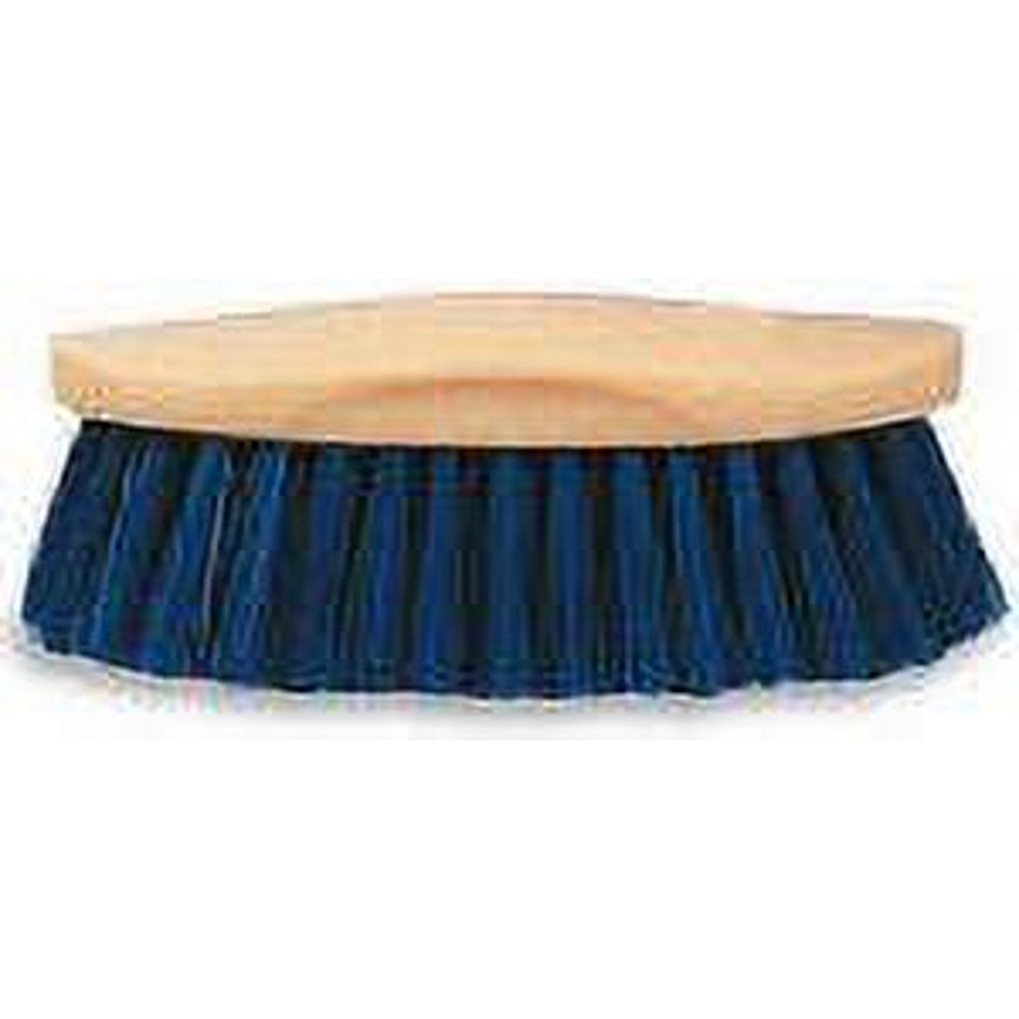 Horse Grooming Brush, Synthetic Bristle, Blue, 2 x 8-1/2 x 2-3/8-In.