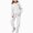 White, variant on zuwimk Baby Girl Fall Winter Outfit Infant Letter Print Long Sleeve Sweatshirt and Jogger Pants Girl Clothes(Pink,9-10 Years)