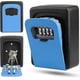 thumbnail image 1 of Wall Mounted Key Box With 4 Digit Code, Waterproof Key Safe, Combination Key Safe Storage Lock Box For Home, Garage, School - Blue, 1 of 5