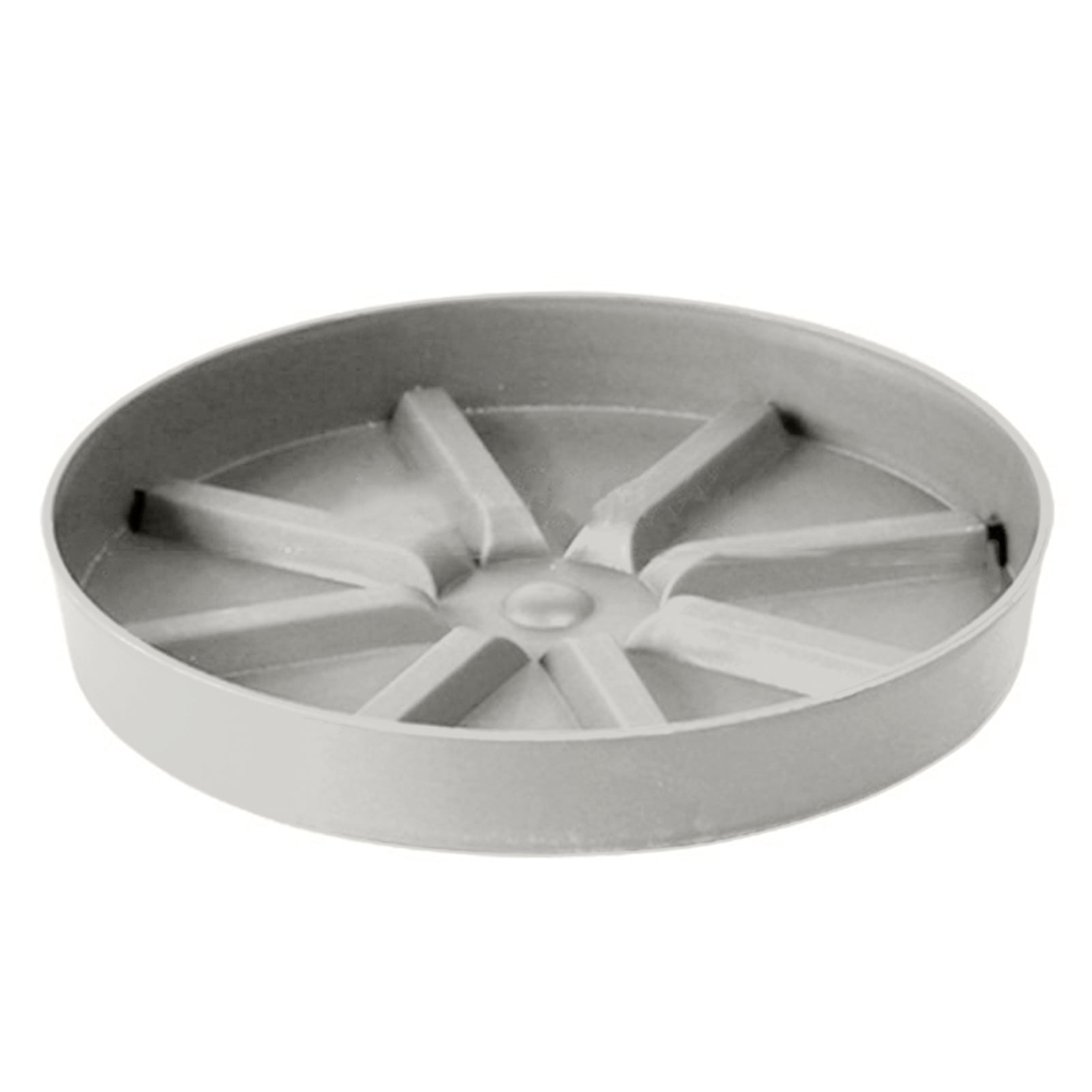 Juliy Round Plastic Flower Pot Tray, Concave and Convex Groove Design ...