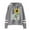 Gray, variant on Womens Hoodies Casual Long Sleeve Drawstring Waffle Pullover Tops Loose Hooded Sweatshirt with Pocket Green M