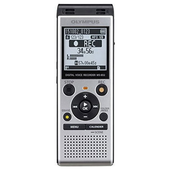 Olympus® WS-852 Digital Voice Recorder, Silver