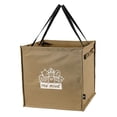 thumbnail image 3 of 64L Trash Can Outdoor Camping Storage Box 16 Hanging Hole Straps Multifunctional Khaki, 3 of 8
