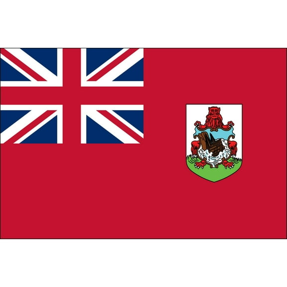 Bermuda 3' x 5' Indoor Polyester Country Flag