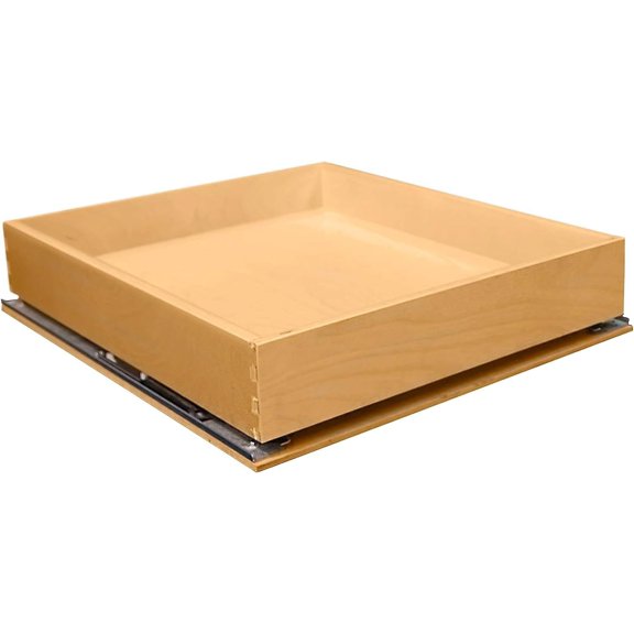 Pull Out Drawer Organizer for Cabinets, Gliding Soft Close Shelves for Kitchen, Pantry, Bathroom, & Storage Organization, 9 Ply Baltic Birch, 12 Inch Wide x 18 Inch Deep