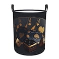 thumbnail image 6 of Lsque Casino Cards Poker pattern Laundry Hamper Basket, Tall Woven Rope Hamper Basket for Clothes, Lightweight Storage Basket, Collapsible Waterproof-Small, 6 of 8