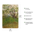 thumbnail image 2 of The Flowering Orchard - Arles France - From an Original Color Painting by Vincent Van Gogh c.1888 - 8 x 12 inch Vintage Wood Art Sign, 2 of 4