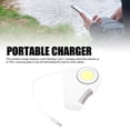 thumbnail image 3 of Portable Charger with Retractable Cable, 5000mAh Power Bank with LED Light, Fast Charging for Travel, 3 of 7