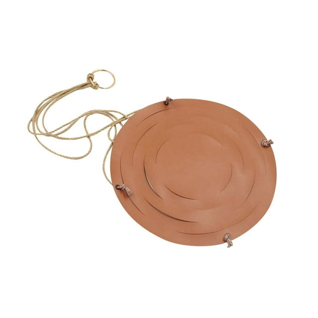 Suspendu 2 en Cuir PU avec Support de Pot en Macramé Filet pour Usage Intérieur Extérieur