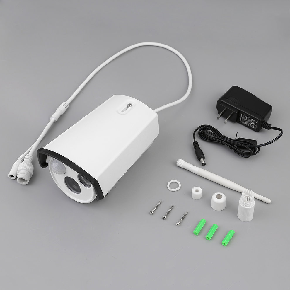 JUST BUY IT Professional Home Security HD Infrared Waterproof Digital Video Camera White