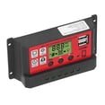 thumbnail image 2 of M Buder Controlador de Carga Solar 30A Regulador Inteligente PWM con Pantalla LCD para Panel Fotovoltaico 12V 24V Adaptación Automática Doble Salida USB Alta Eficiencia Energética, 2 of 9