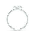 thumbnail image 2 of ANGARA Natural Pave-Set Diamond Daisy Ring in 14K White Gold for Women (Size-1.5mm | Color-H | Clarity-SI2) | April Birthstone, Birthday, Anniversary, Jewelry Gift for Women | Natural Diamond Ring, 2 of 9