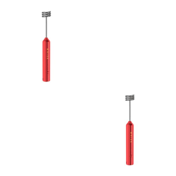 Batidor de crema de huevo eléctrico Monstrate ABS 3 engranajes Rojo 2000mAh