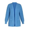 thumbnail image 4 of Time and Tru Women's Chenille Cardigan Sweater, Midweight, Sizes XS-XXXL, 4 of 5