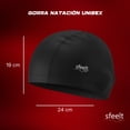thumbnail image 3 of Sfeelt Aqua Cap – Gorro de Natación de Licra con Recubrimiento PU, 3 of 4