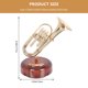 thumbnail image 5 of BESTYASH Adorno Decorativo Musical De Instrumento De Plástico Dorado Para Escritorio Y Oficina, 5 of 6
