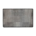 thumbnail image 2 of Alfombra de baño antideslizante absorbente de lino para baño, dormitorio, entrada, gris o caqui, 60x40 cm, 2 of 6