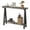 grey, variant on Narrow Console Table with Storage Shelf: Farmhouse 2-Tier Sofa Table, V-Shaped Metal Frame, Space-Saving Accent for Living Room, Entryway, Foyer, Grey