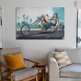 thumbnail image 6 of David Mann Motorcycle Art Gnghost Rider Prints Poster (35) Wall Art Poster Gifts Bedroom Prints Home Decor Hanging Picture Canvas Painting Posters 20x30inch(50x75cm), 6 of 6