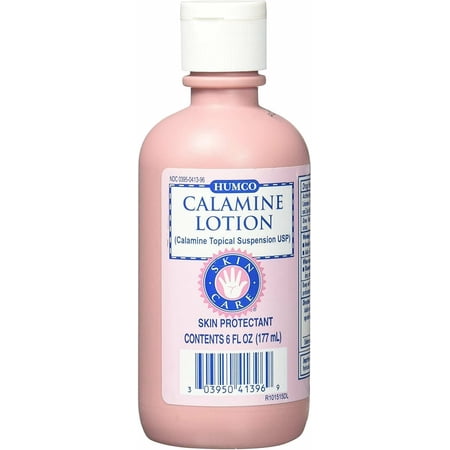 Humco Calamine Lotion Phenolated 6 oz (Pack of 3)