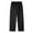 Black, variant on Men's Casual Pants Men's Casual Pants Solid Color Suede Straight And Black M