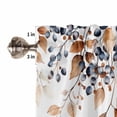 thumbnail image 5 of Fall Valances for Windows, Eucalyptus Leaf Watercolor Berry Plant Autumn Rod Pocket Short Window Valance Curtains Holiday Window Treatment for Kitchen Living Room Bathroom, 42"x18", 5 of 6
