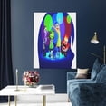 thumbnail image 5 of Saiise inside out 2 Frameless Canvas Wall Art - Contemporary Abstract Artwork for Home, Office & Living Room - Easy to Hang, Vibrant Colors, Ideal Gift Idea- 12"x16", 5 of 8
