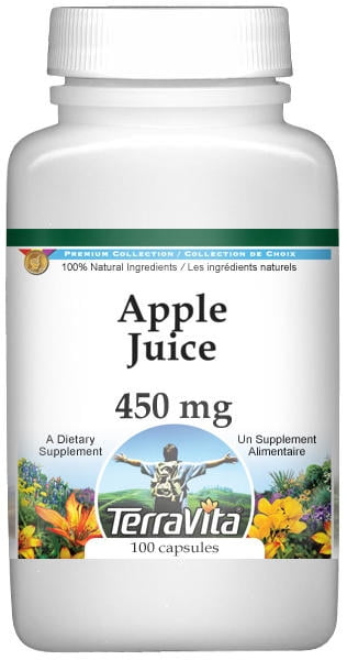 TerraVita Apple Juice - 450 mg, (100 Capsules, 1-Pack, Zin: 518977)