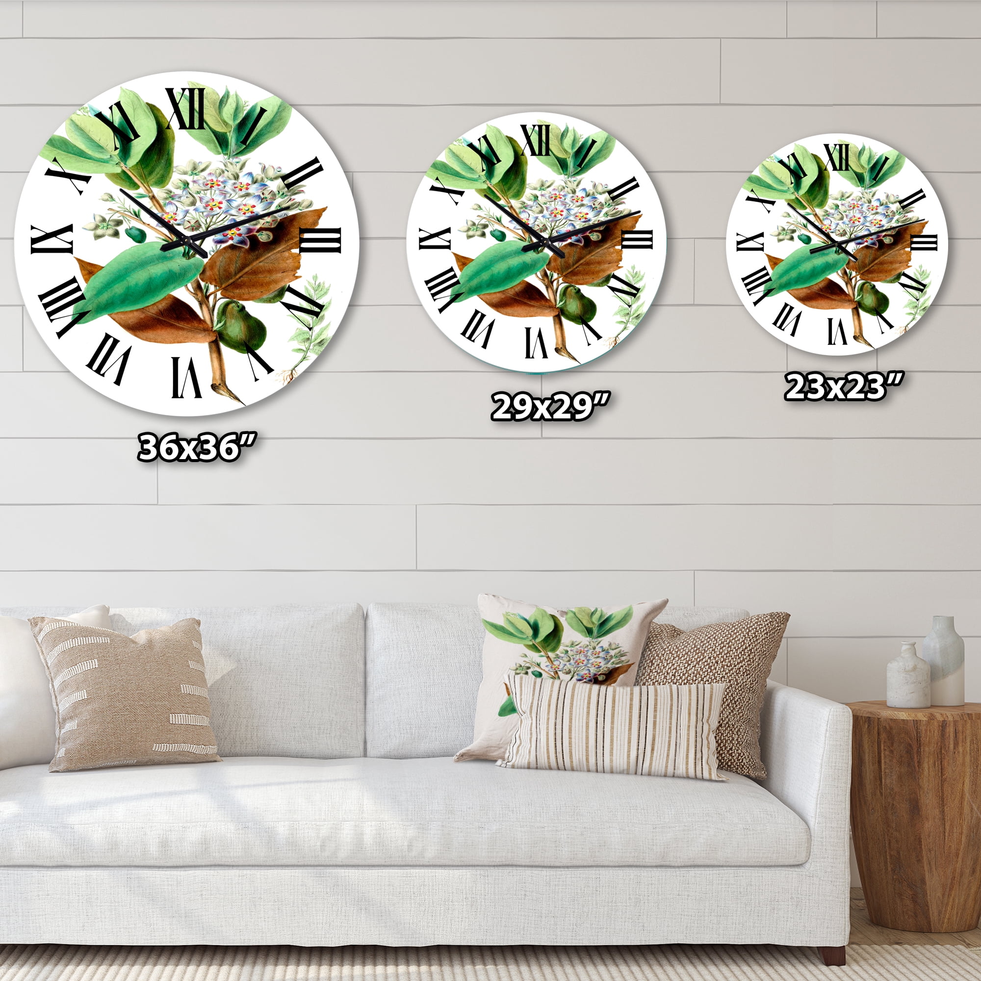 Designart 1 in Traditional Wall Clock