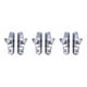 thumbnail image 2 of sweethay 1 par de pastillas de freno ligeras antideslizantes resistentes al desgaste soporte de goma bloque impermeable accesorios de bicicleta Type7 NO7, 2 of 6