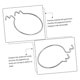 thumbnail image 2 of Pegboard Cup Holder Hooks 10pcs Heavy Duty Metal Hooks Ring Design, 2 of 5