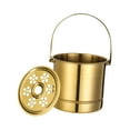 thumbnail image 1 of Cubo de hielo de acero inoxidable con asa, cubo de cerveza portátil, recipiente metálico para bebidas, barril de vino helado para barbacoa, picnic, Oro, 1 of 8
