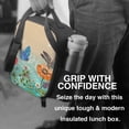 thumbnail image 6 of Bingfone Colorful Plants And Insects Reusable Insulated Lunch Bag Cooler For Work School Picnic Or Travel, 6 of 7