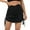 Black #129, variant on Kopltyrfg Swim Skirts for Women Tankini Bottoms Drawstring High Waisted Shorts Tummy Control Ruched Swimsuits Swimdress Black L