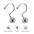 thumbnail image 4 of OULII 12Pcs Iron Plating Curtain Hooks for Rustproof and Waterproof Home Decoration, 4 of 8