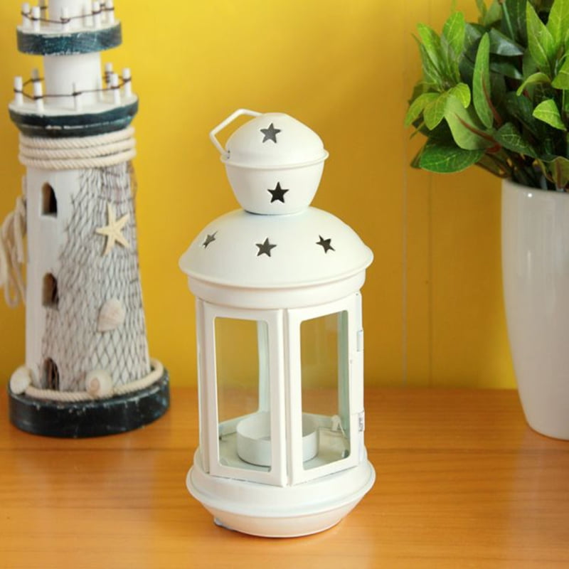 Metal Candlestick Tealight Tea Light Candle Holder Lantern Wedding Desk