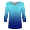 thumbnail image 5 of Tops For Women Trendy Sevevn Women Fashionable And Comfortable Casual T-Shirt Loose And Elastic Non Positioning Printing, 5 of 6