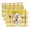 Yellow White, variant on Native Fab Cotton Placemat 13x19 inches, Heat Resistant, Buffalo Plaid Place mats Set of 4, Decorative Reversible Check Pattern Placemats for Dining Decor, Kitchen, Pink White
