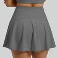 thumbnail image 2 of DHFJKG High Waisted Golf Skirts For Women Mini Pleated A-Line Tennis Casual Skort With Side Pockets Workout Gym Running Skirts, 2 of 5