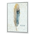 thumbnail image 1 of Champs de Fleurs Aquarelle Dorées IV - Toile Encadrée Traditionnelle, 1 of 3