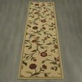 thumbnail image 3 of Ottomanson Ottohome Collection Non-Slip Rubberback Floral Leaves Design Indoor Rug, 3 of 7