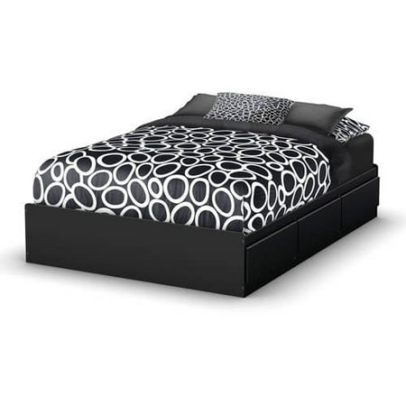 - South Shore SoHo Full Mates Storage Bed (54'') with 3 Drawers, Multiple Finishes