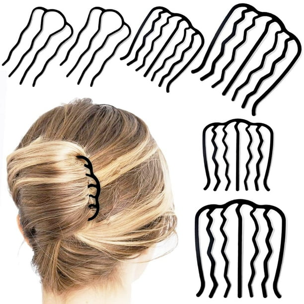 6 Piece Hair Side Combs Hair Fork Clip Teeth Hair Pin Stick for Updo Bun, U Shape Hair Combs for Vintage Hairstyle Hair Accessories 6 Piece Hair Side Combs Hair Fork Clip Teeth Hair Pin Stick for Updo Bun, U Shape Hair Combs for Vintage Hairstyle Hair Accessories