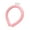 Pink, variant on Boc Summer Neck Cooling Tube Portable Ice Ring Neck Cooler Outdoor Sports Heatstroke Prevention Wearable Personal Neck Wrap Hands Fre