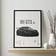 thumbnail image 3 of Carteles impresos de la serie de coches deportivos clásicos, carteles de lujo para la habitación, arte de la pared del hogar, decoración moderna, 911 GTR 718, 3 of 4