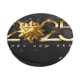 thumbnail image 1 of Balery 2025 Happy New Year 1 Fundas de asiento para taburete de bar redondo de tela de terciopelo ajustables que protegen de arañazos y manchas para sillas de 14 a 17 pulgadas.-13 inch, 1 of 7