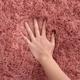 thumbnail image 4 of YJ.GWL Soft Shaggy Area Rugs for Bedroom Fluffy Living Room Rugs Nursery Girls Carpets Kids Home Decor Rugs 4 x 5.3 Feet Blush 4' x 5.3' Blush, 4 of 8