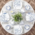 thumbnail image 6 of 100PCS Blue Floral Napkins Disposable Hand Towels for Bathroom 3 Ply Blue and White Paper Napkins Vintage Bird Flower Guest Napkins Chinoiserie Napkins for Spring Wedding Bridal Shower Cocktail Party, 6 of 7