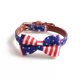 thumbnail image 1 of Juego de collar y correa para perro con bandera estadounidense MFZFUKR CPB-US-YY319-1, 1 of 5